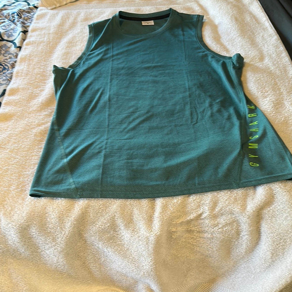 Green Sleeveless Gymshark Tank Top
